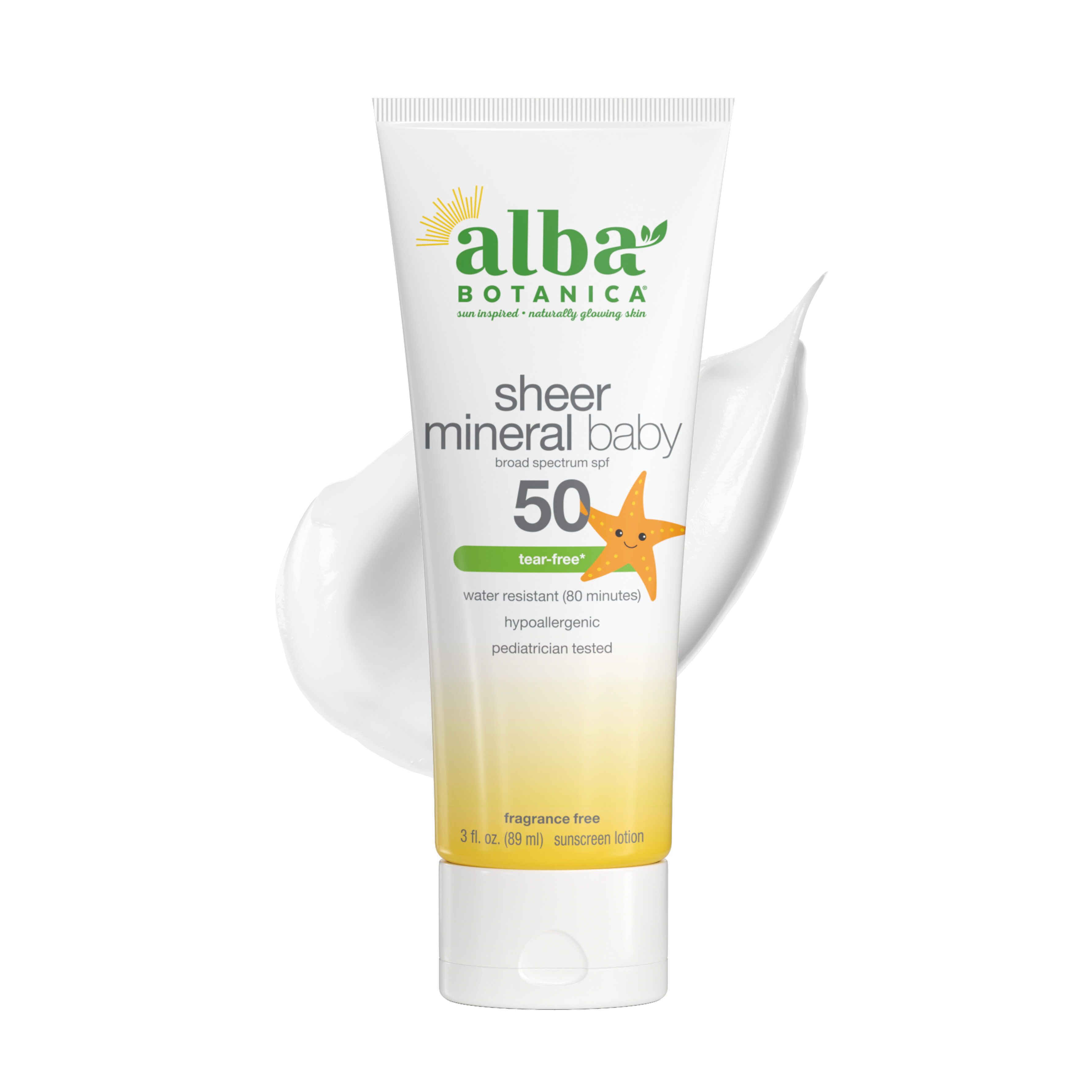 hypo-allergenic & pediatrician tested baby mineral sunscreen
