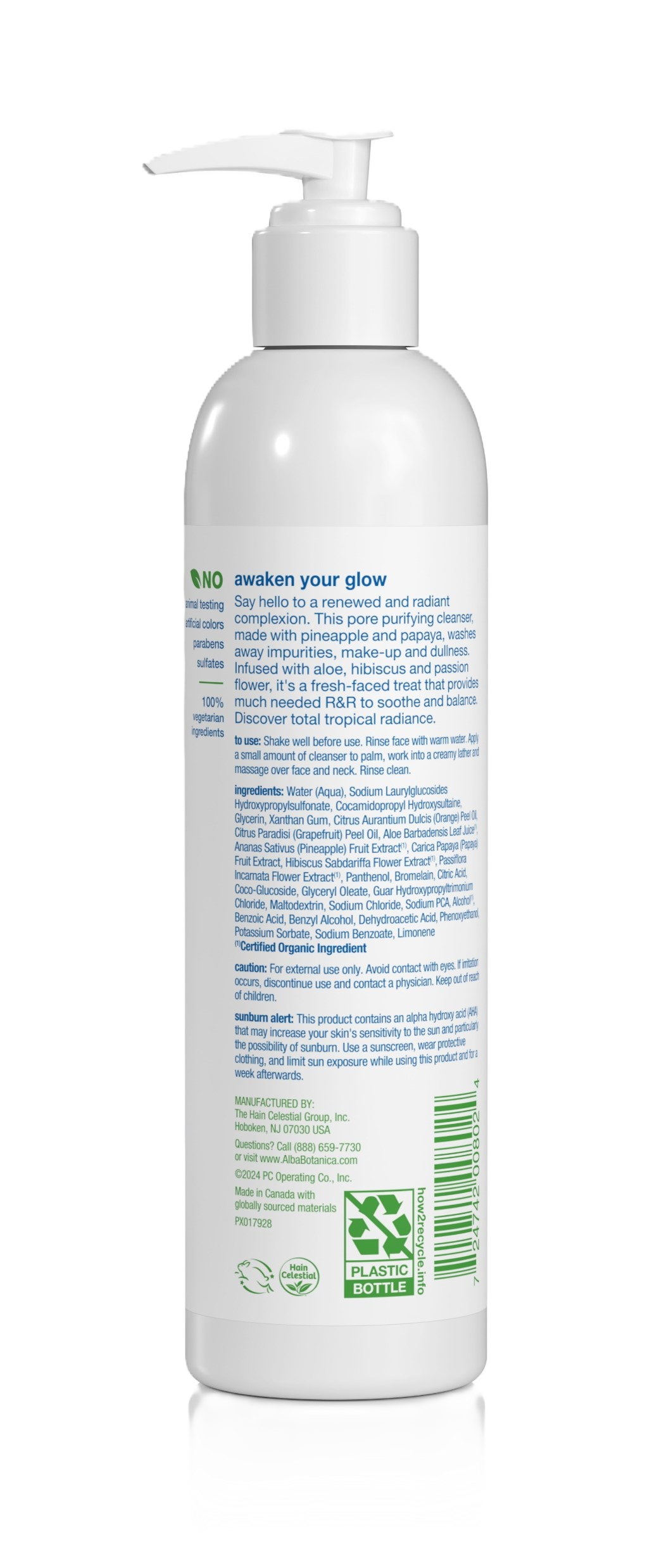Exfoliating Facial Cleanser back