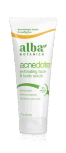 face and body scrub front