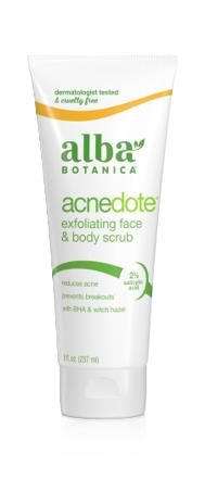 face and body scrub front