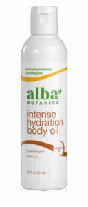 Intense body oil front