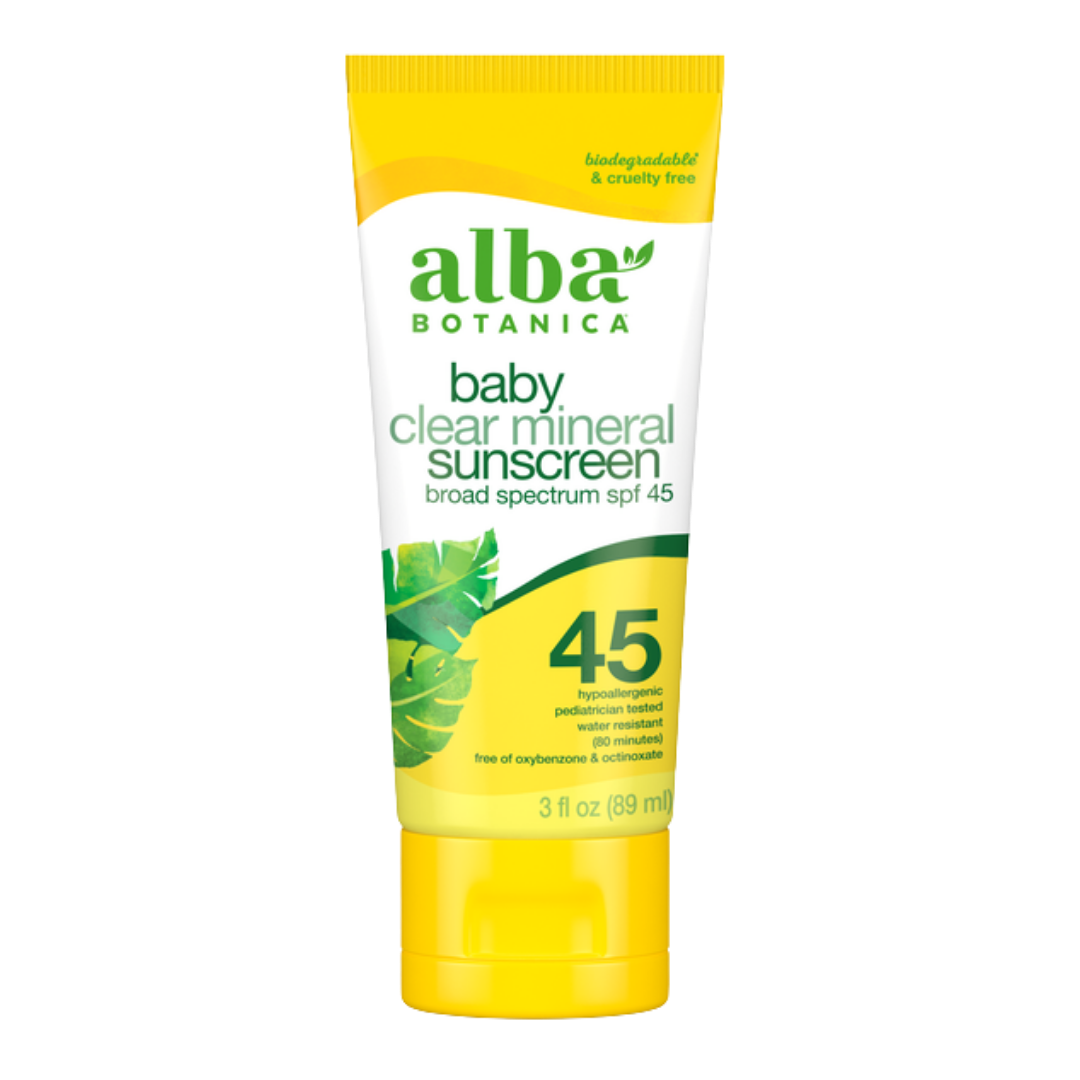 baby mineral sunscreen