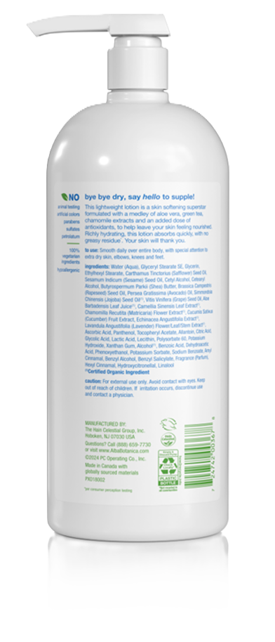 daily moisturizing lotion normal to dry skin back