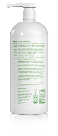 daily moisturizing lotion sensitive skin back