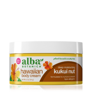 hawaiian deep moisturizing kukui nut body cream  front 6.5oz