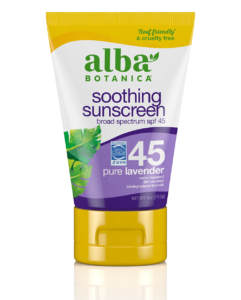 soothing sunscreen