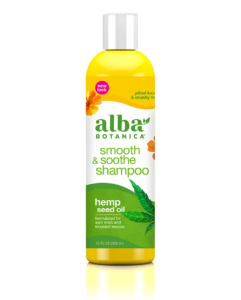 smooth &soothe hemp shampoo front 12oz