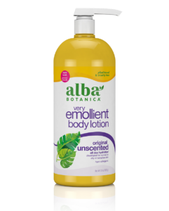 very emollient™ unscented original body lotion front 32oz